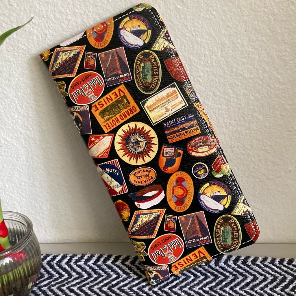 Vintage Hotel Passport Holder